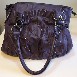 Nine West Purple Satchel